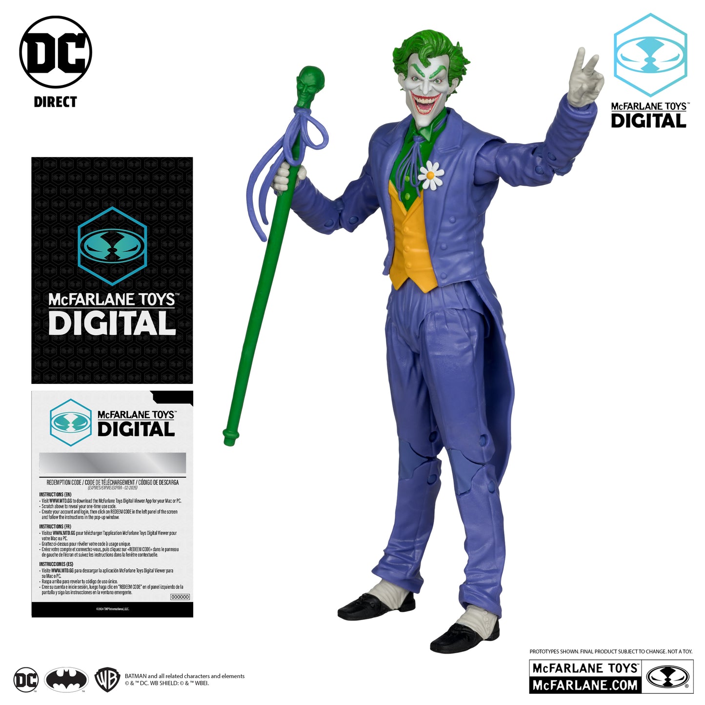 The Joker (DC: The SIlver Age) with McFarlane Toys Digital Collectible - 7" Scale Action Figure