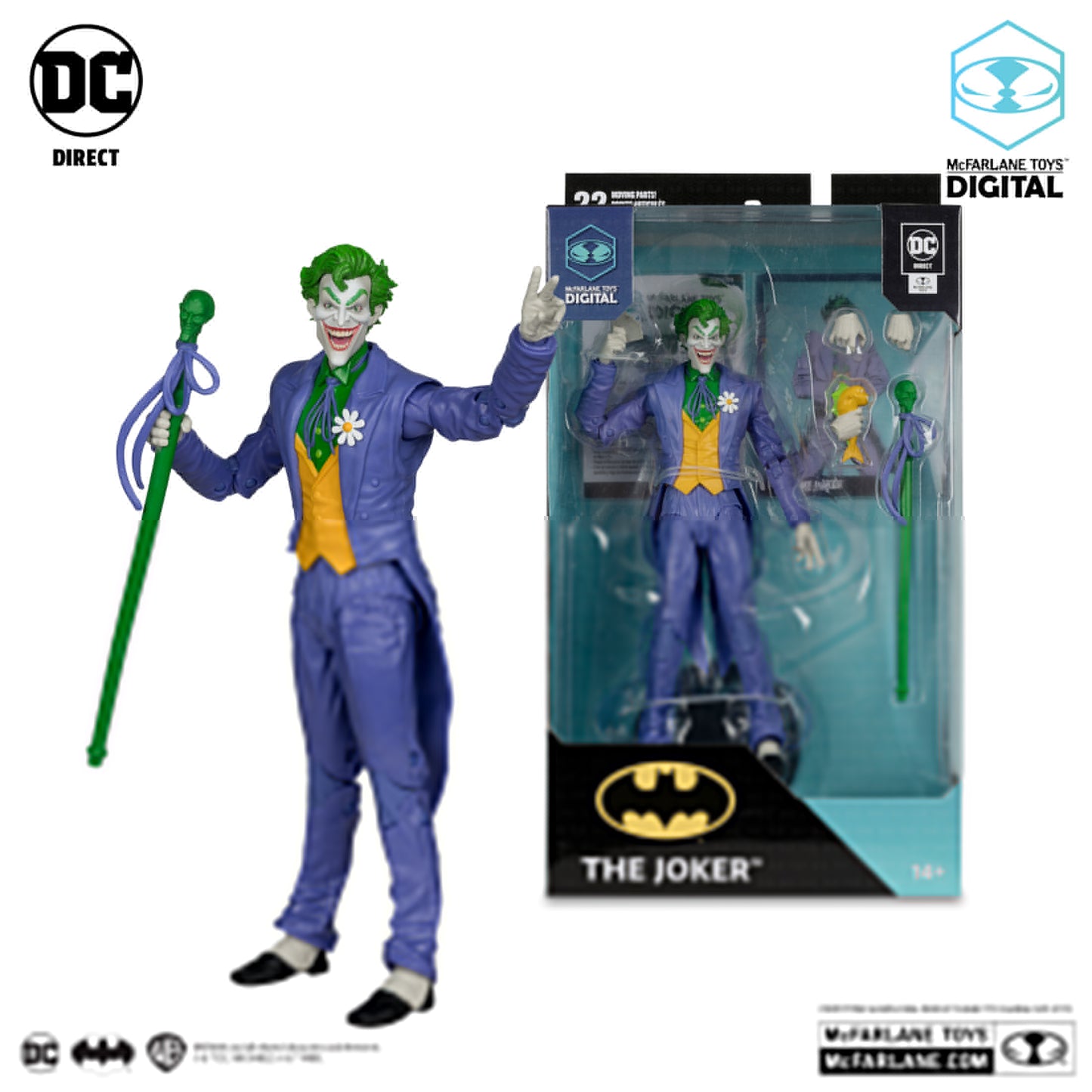 The Joker (DC: The SIlver Age) with McFarlane Toys Digital Collectible - 7" Scale Action Figure