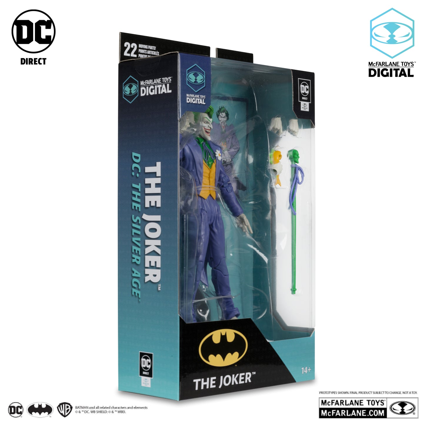 The Joker (DC: The SIlver Age) with McFarlane Toys Digital Collectible - 7" Scale Action Figure