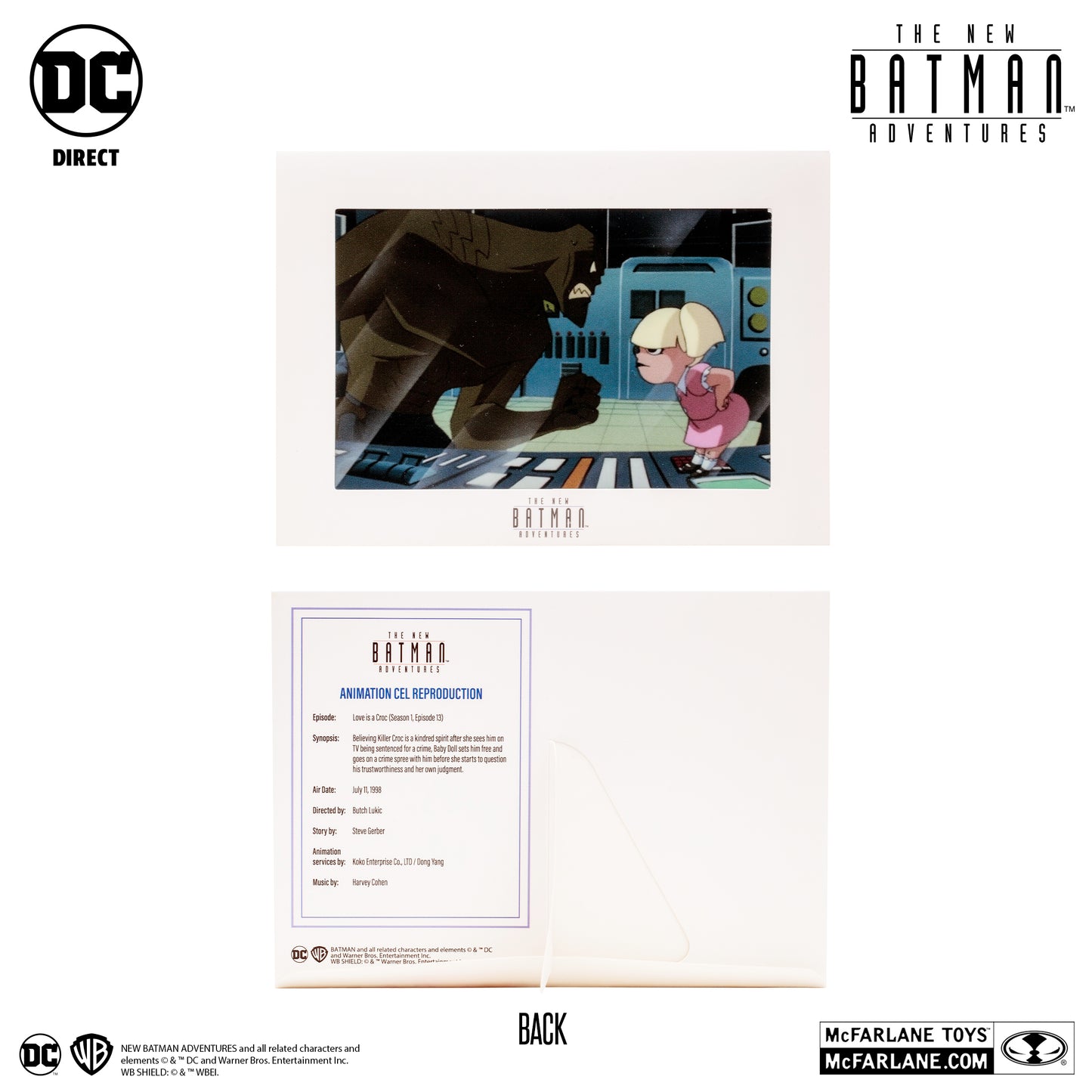 Killer Croc and Baby Doll (The New Batman Adventures) 6" Scale McFarlane Action Figure DC