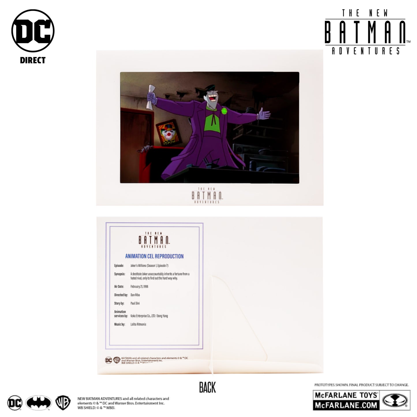 The Joker (The New Batman Adventures) 6" Scale McFarlane Action Figure DC