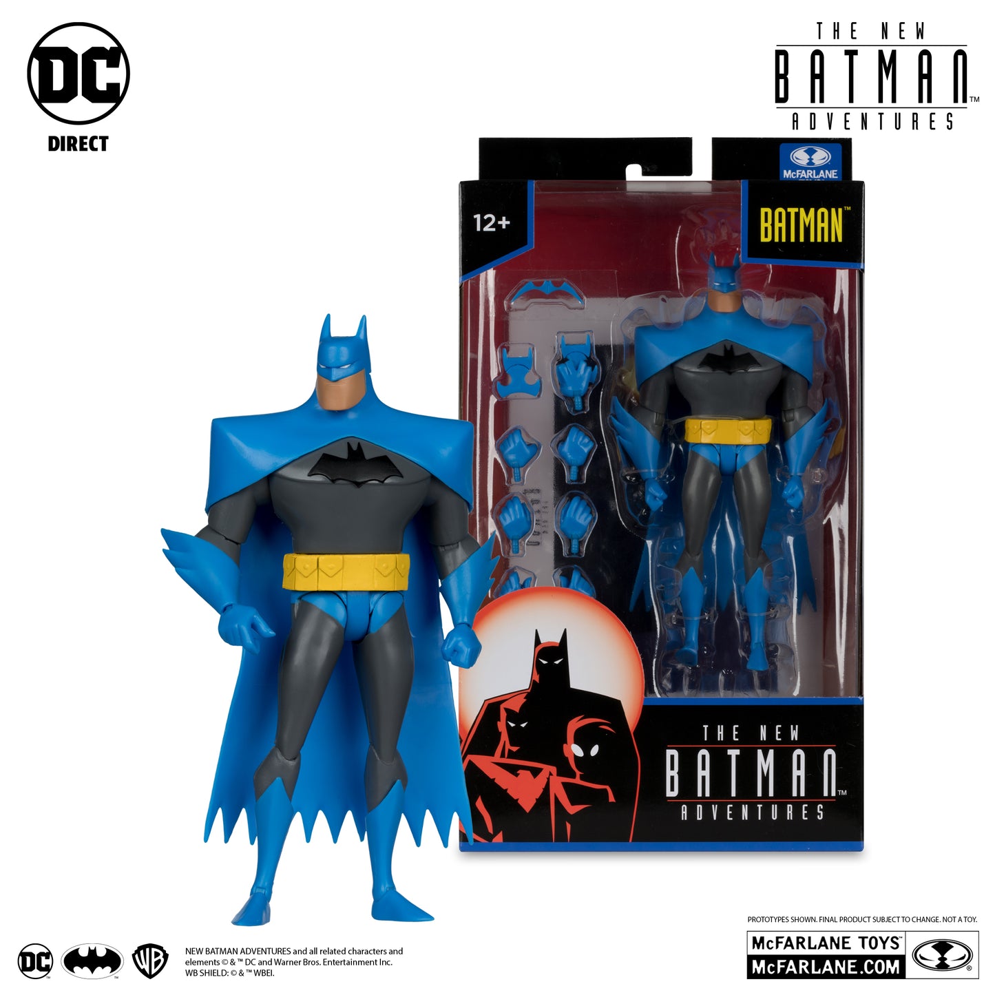 Batman (The New Batman Adventures) (Blue/Grey) 6" Scale McFarlane Action Figure