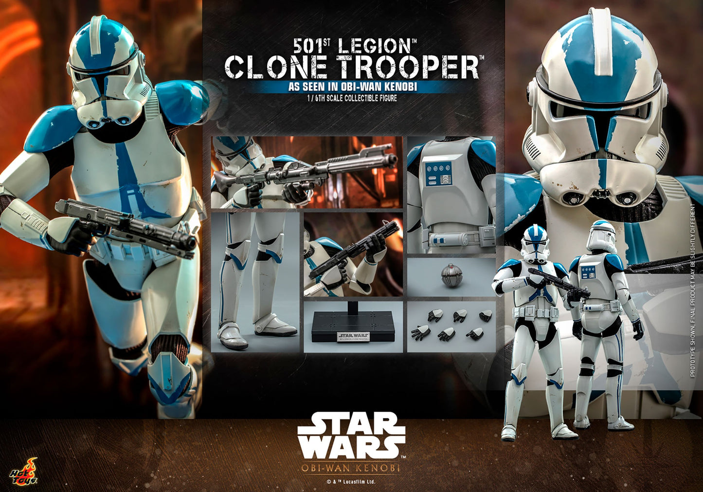 Hot Toys 1:6 - 501st Legion Clone Trooper - TMS092 - Star Wars