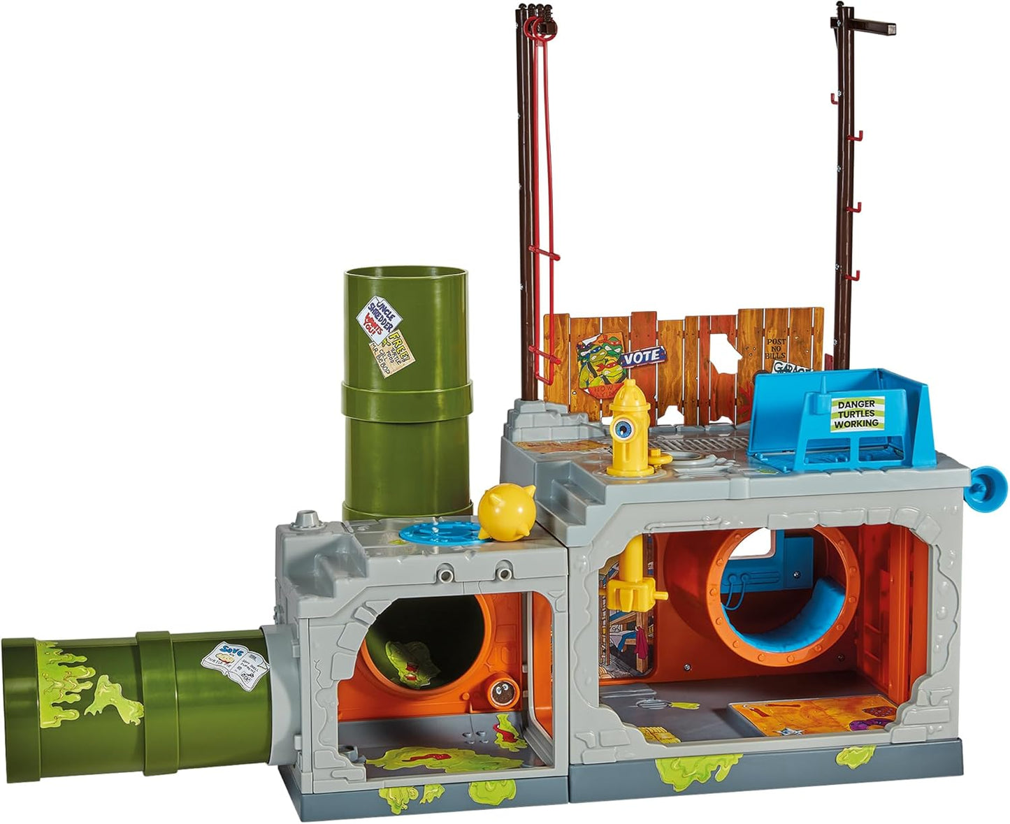 Teenage Mutant Ninja Turtles - Sewer Lid Playset - Classic Retro Vintage Style TMNT Release