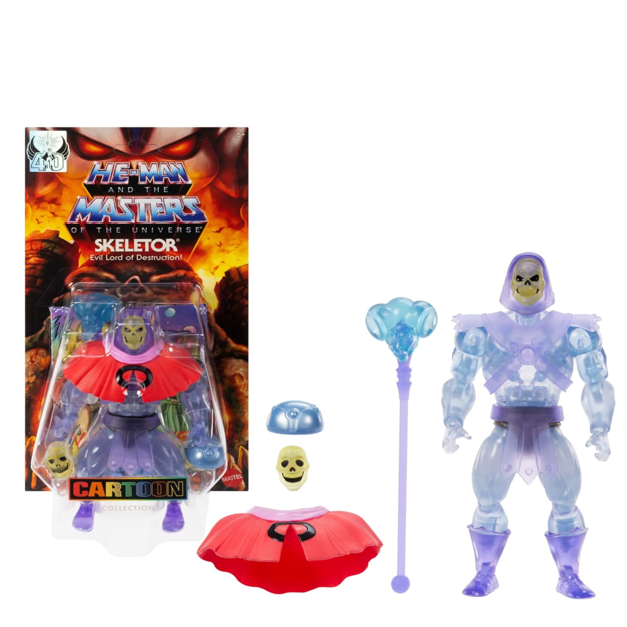 Masters Of The Universe Invisible Skeletor (Cartoon Collection) 5.5-Inch Action Figure Mattel