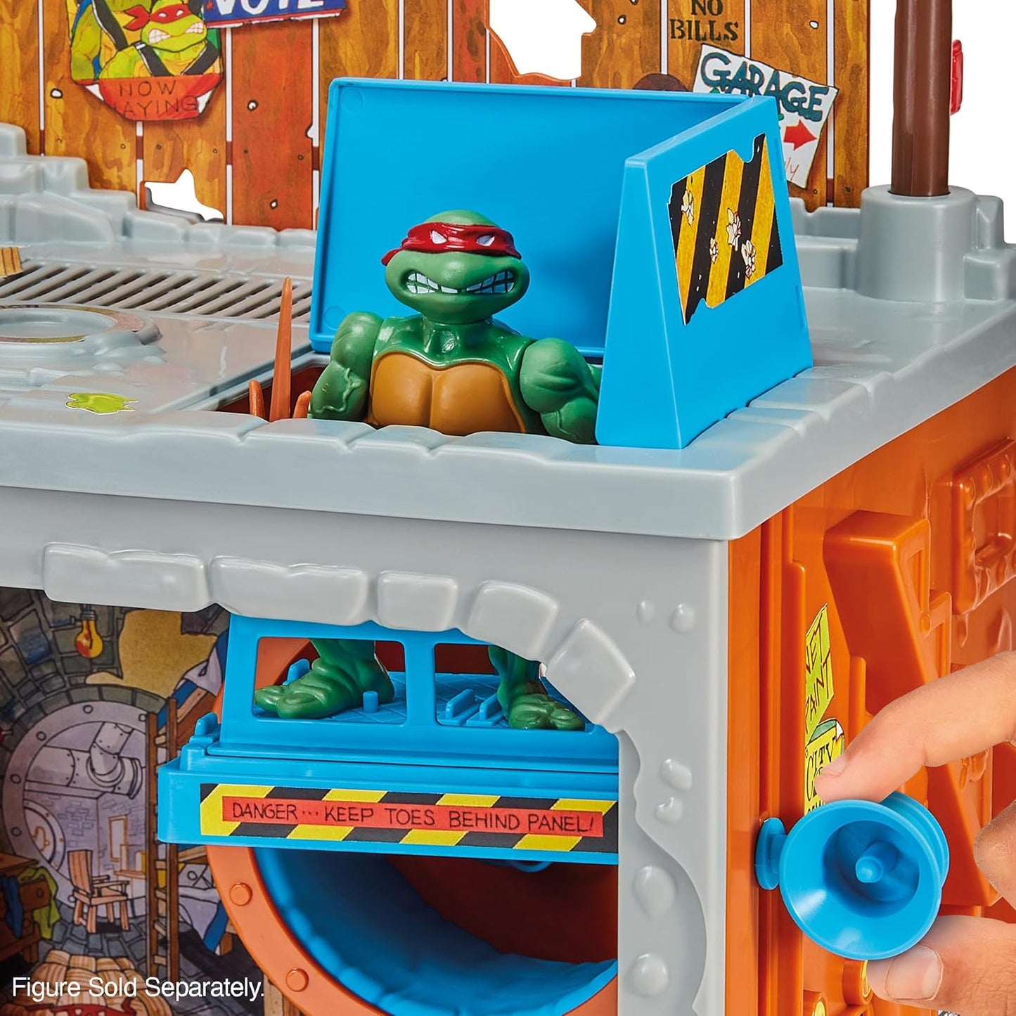 Teenage Mutant Ninja Turtles - Sewer Lid Playset - Classic Retro Vintage Style TMNT Release