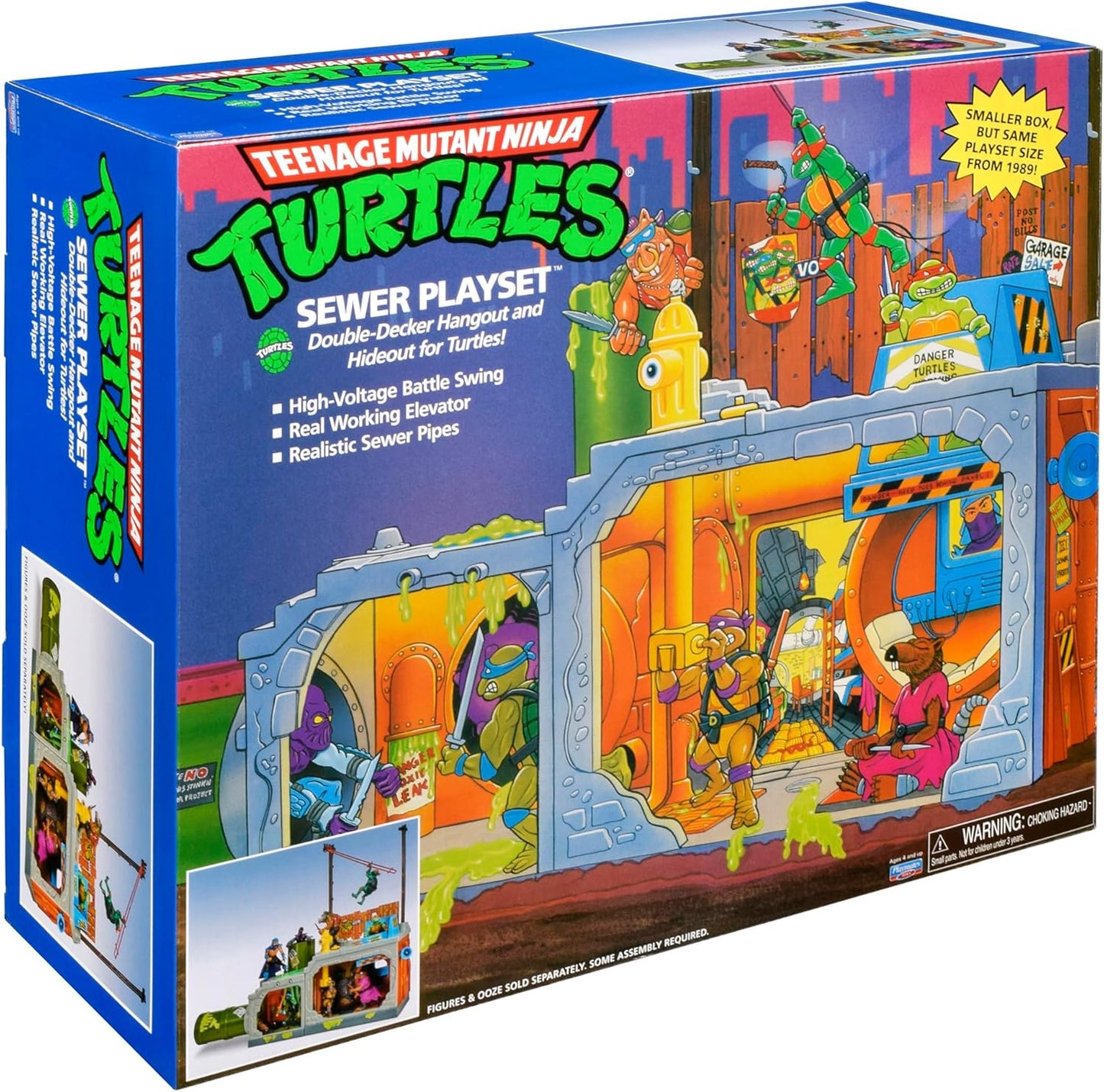 Teenage Mutant Ninja Turtles - Sewer Lid Playset - Classic Retro Vintage Style TMNT Release