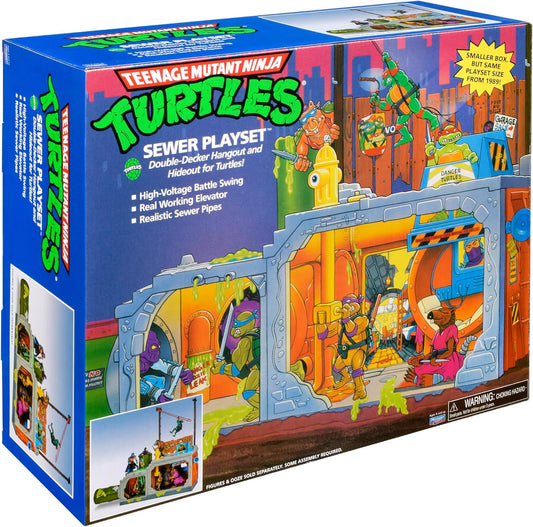 Teenage Mutant Ninja Turtles - Sewer Lid Playset - Classic Retro Vintage Style TMNT Release