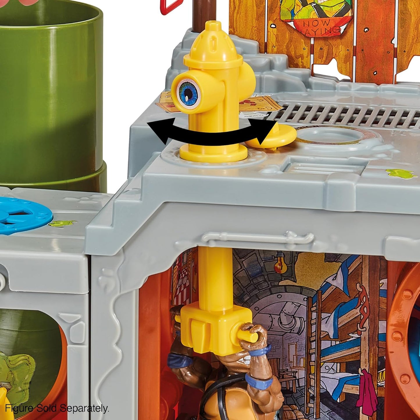 Teenage Mutant Ninja Turtles - Sewer Lid Playset - Classic Retro Vintage Style TMNT Release