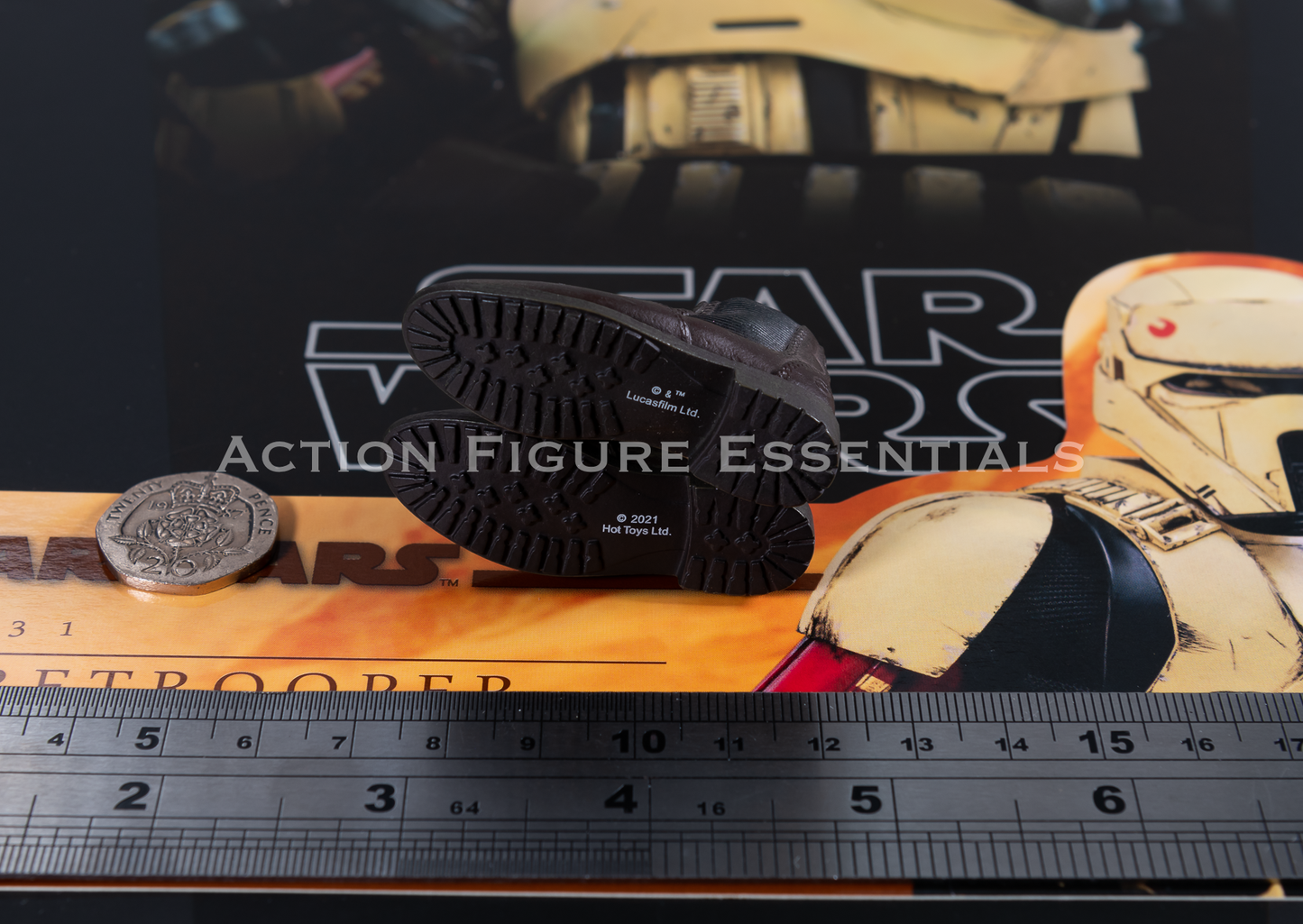 Hot Toys Star Wars Shoretrooper Boots Shoes Brown TMS031 1/6 Figure Part