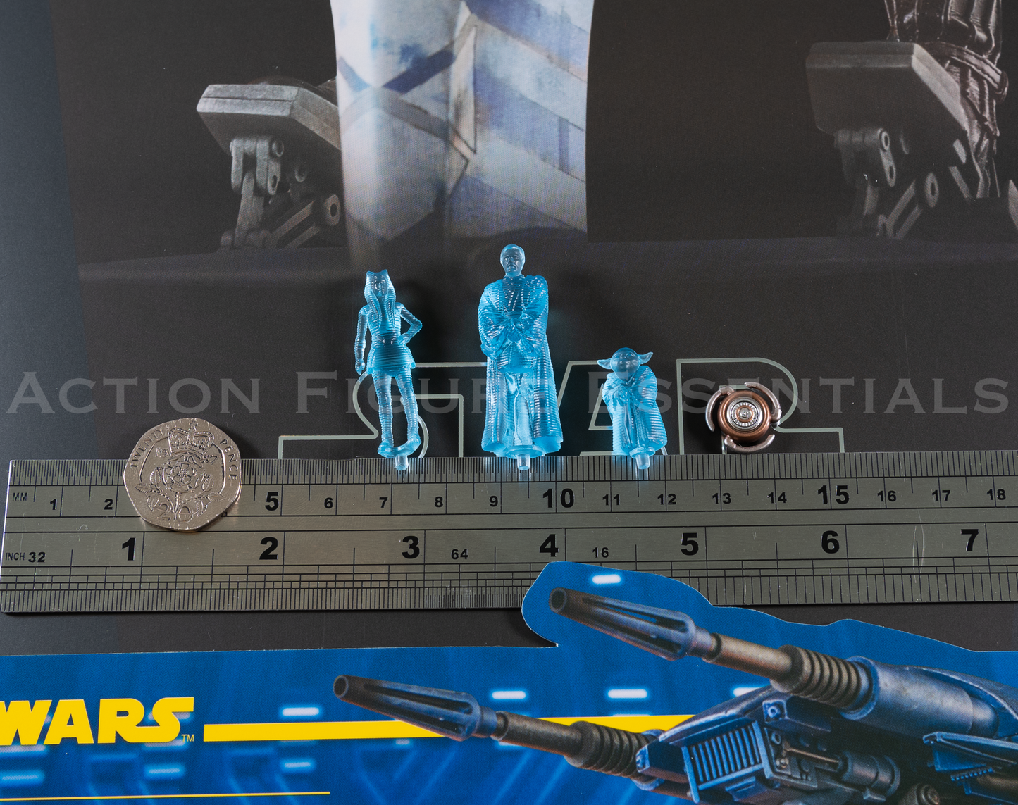 Star Wars Hot Toys Star Wars Anakin Holograms Yoda Ahsoka Obi Wan Holoprojector TMS020 1/6 Scale