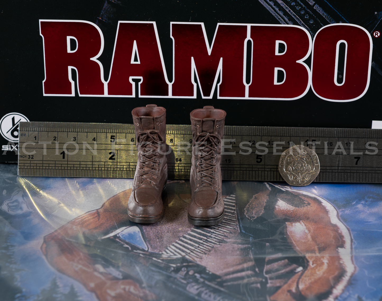 Threezero Rambo First Blood Boots 1/6 Figure Part Military Jungle