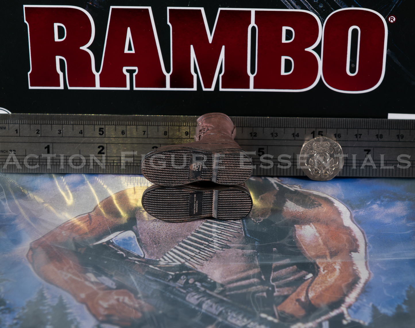 Threezero Rambo First Blood Boots 1/6 Figure Part Military Jungle