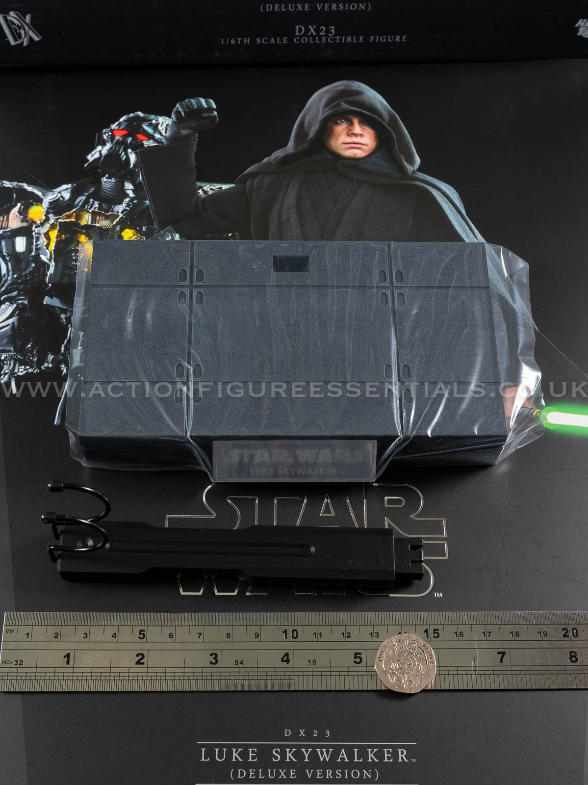 Hot Toys Star Wars Luke Skywalker Display Stand Base 1/6 DX23 The Mandalorian DX22