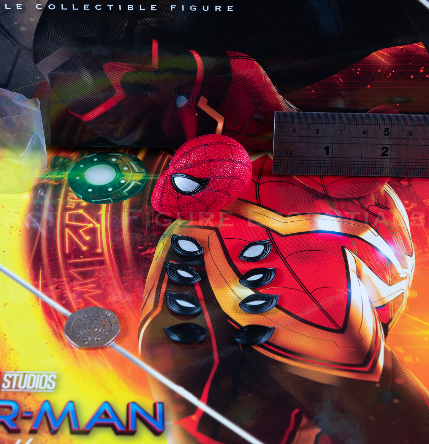 Hot Toys Spiderman Head Full Mask Sculpt Integrated Suit 1/6 MMS624 No Way Home DX