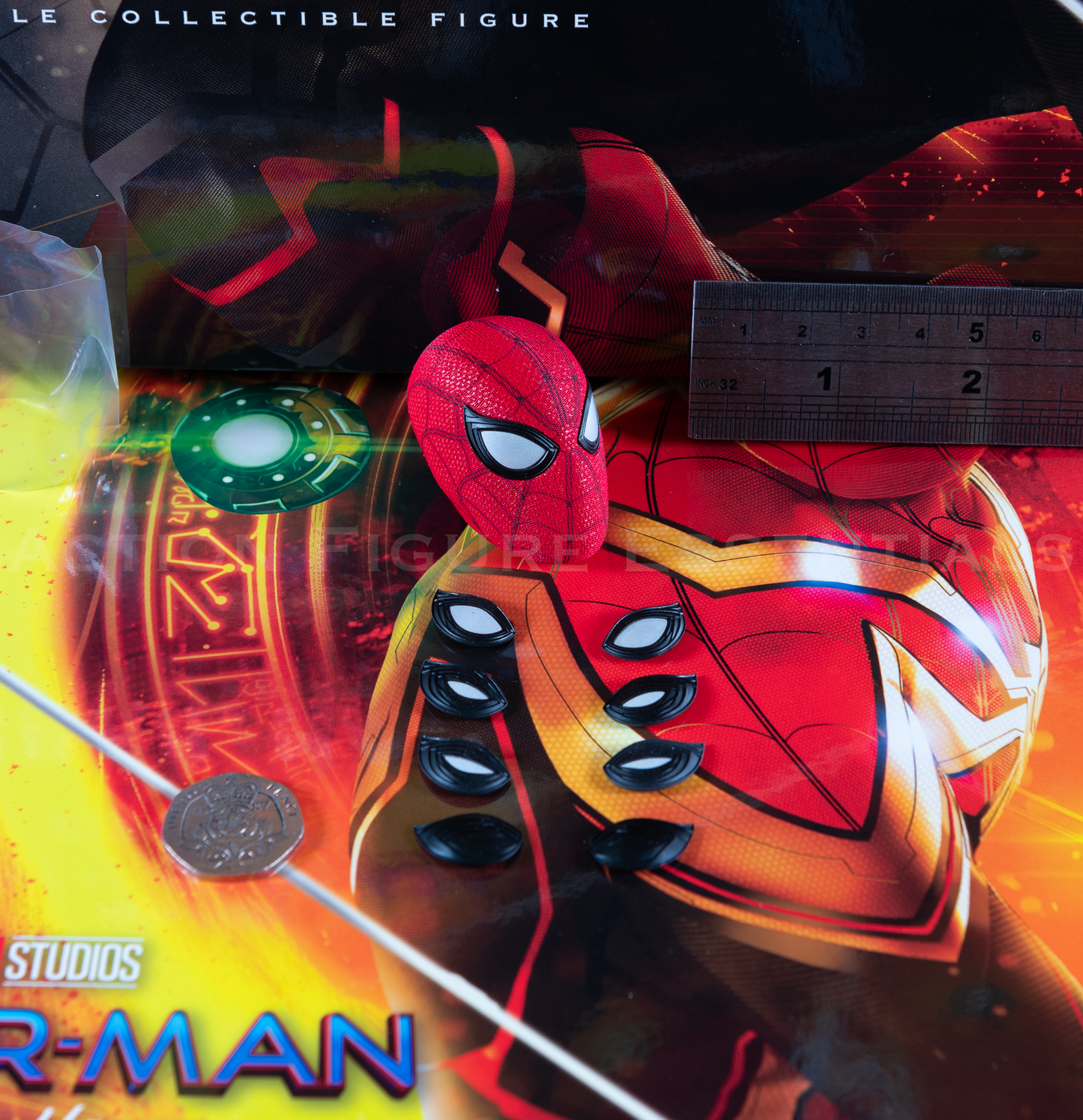 Hot Toys Spiderman Head Full Mask Sculpt Integrated Suit 1/6 MMS624 No Way Home DX