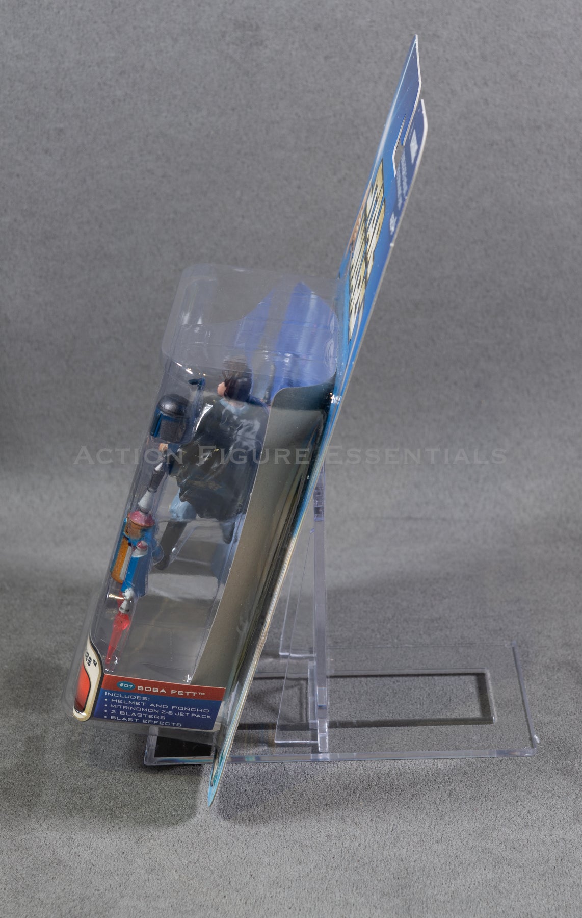 Star Wars: Attack of The Clones - Boba Fett (Kamino Escape) (Card Insert Variation) - 3.75" Action Figure - New Sealed Card - MOC