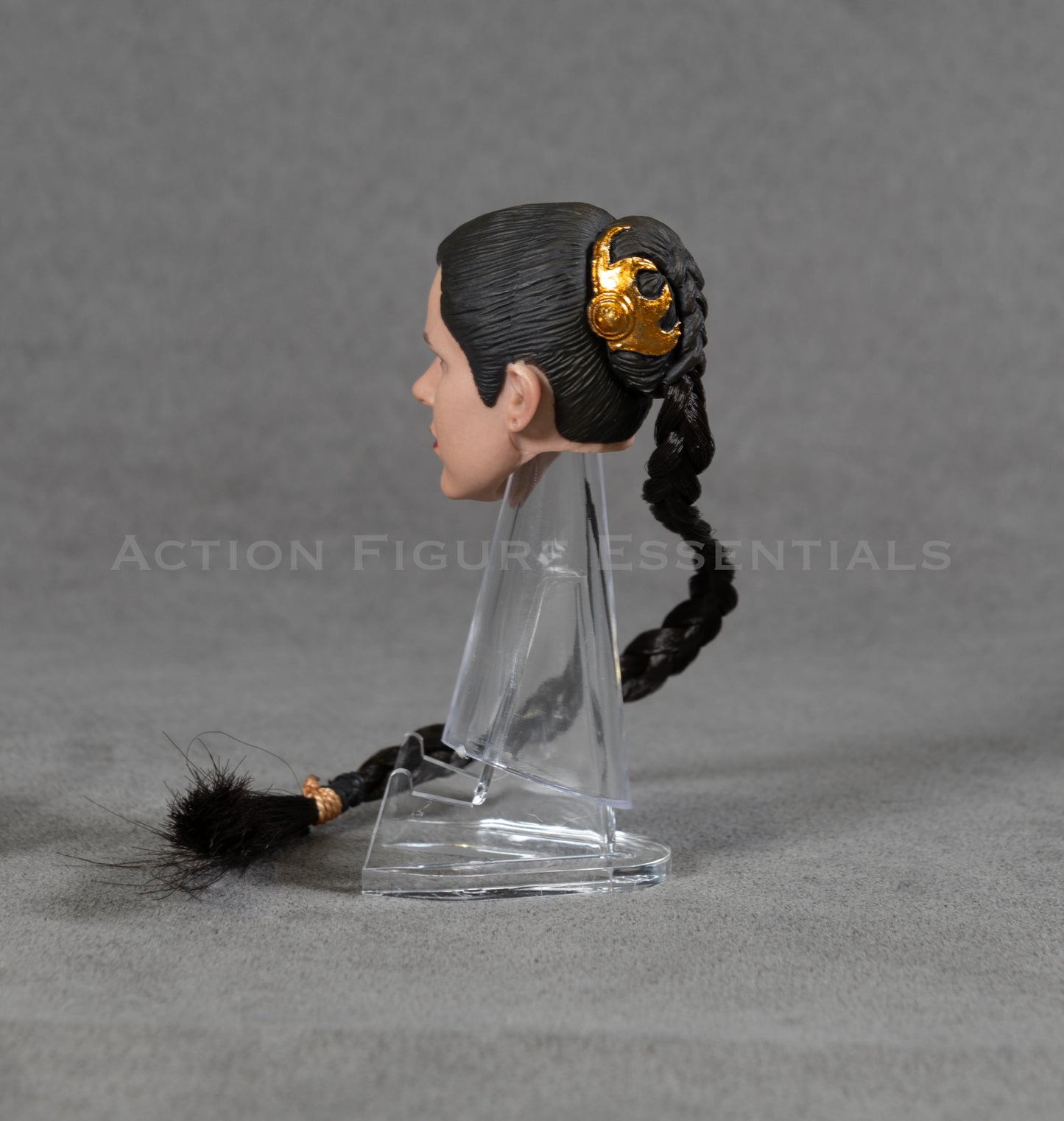 Star Wars Slave Leia Carrie Fisher Head Sculpt Custom Return of The Jedi 1/6 Hot Toys Scale