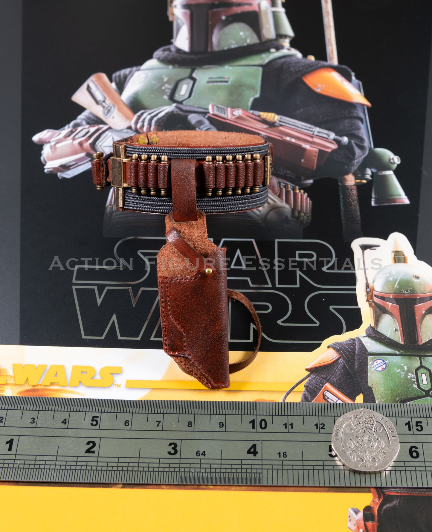 Hot Toys Star Wars Boba Fett Belt Holster 1/6 Figure Parts TMS078 BOBF