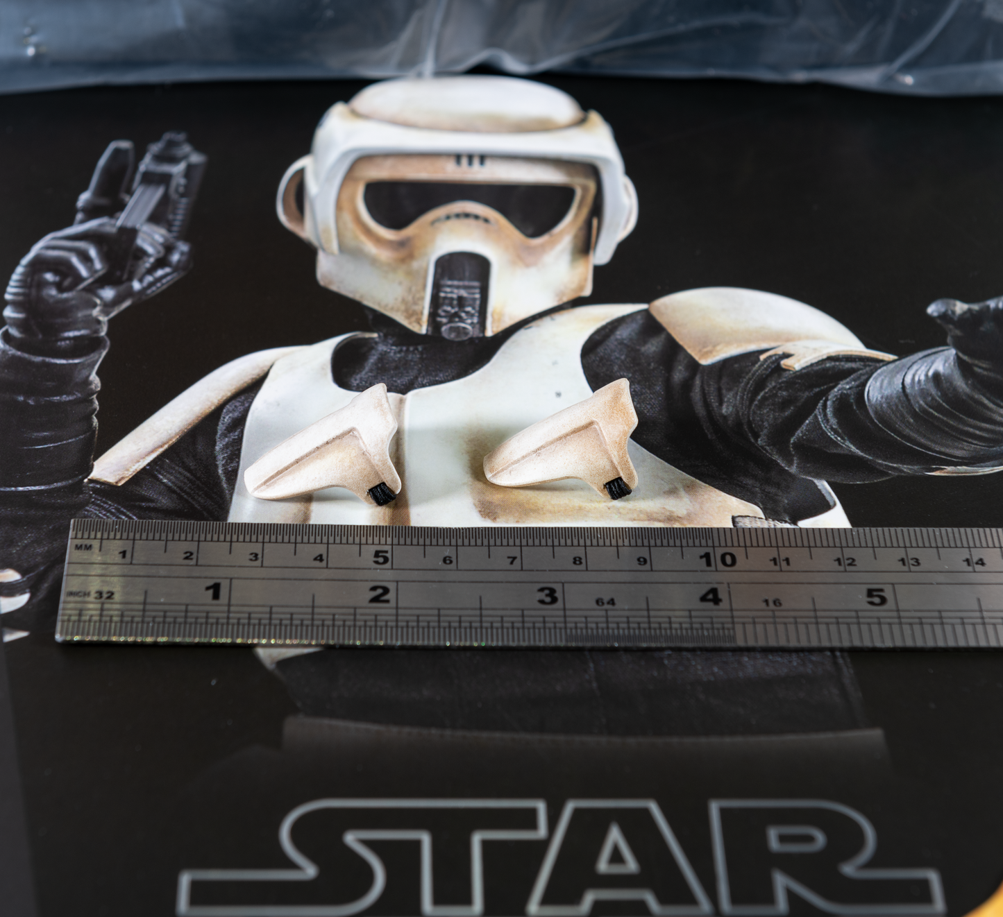 Hot Toys Star Wars Mandalorian Biker Scout Trooper Forearm Armour loose 1/6th scale