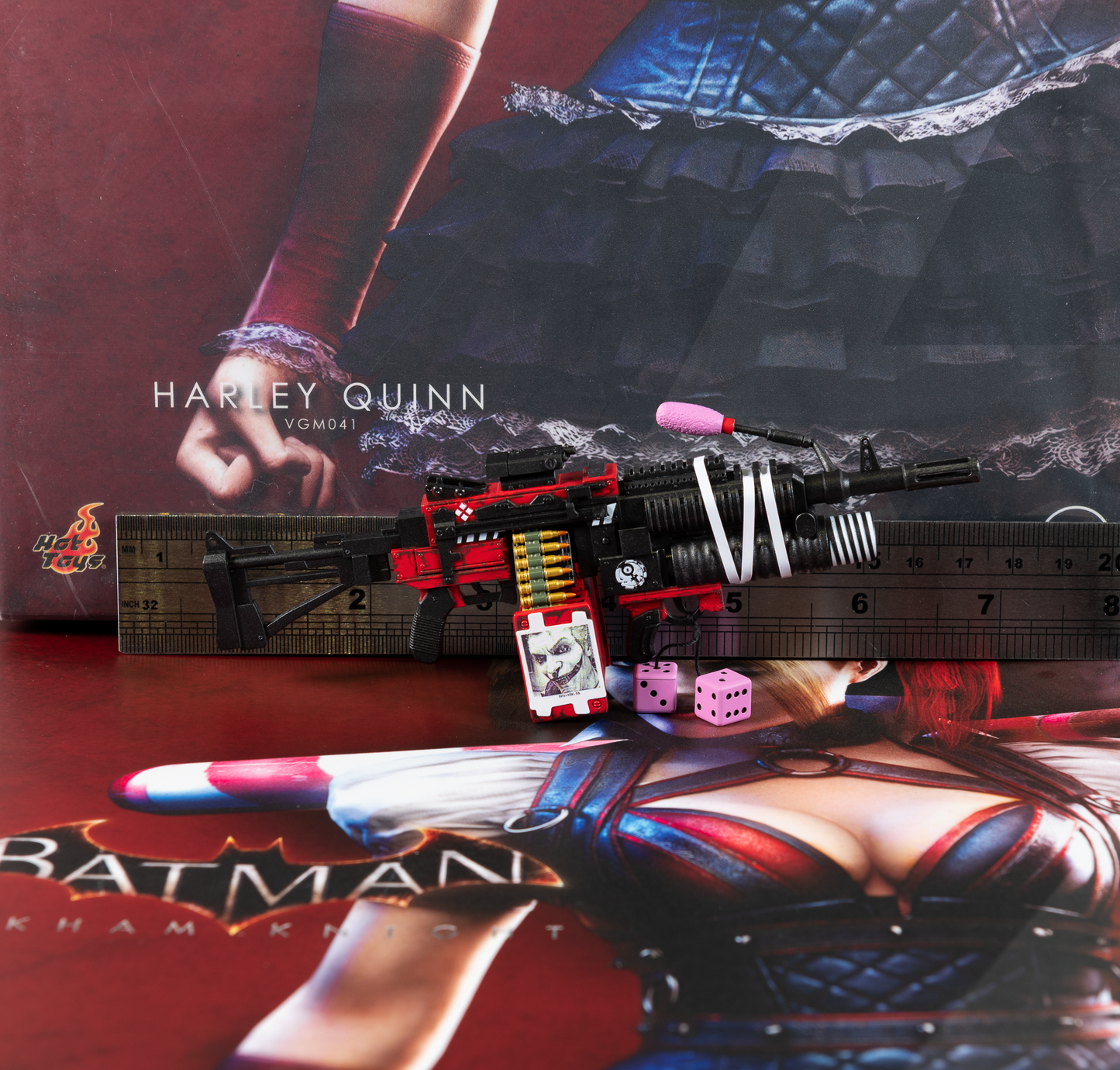 Hot Toys Harley Quinn Machine Gun 1/6 Scale Part VGM041: Batman Arkham Knight