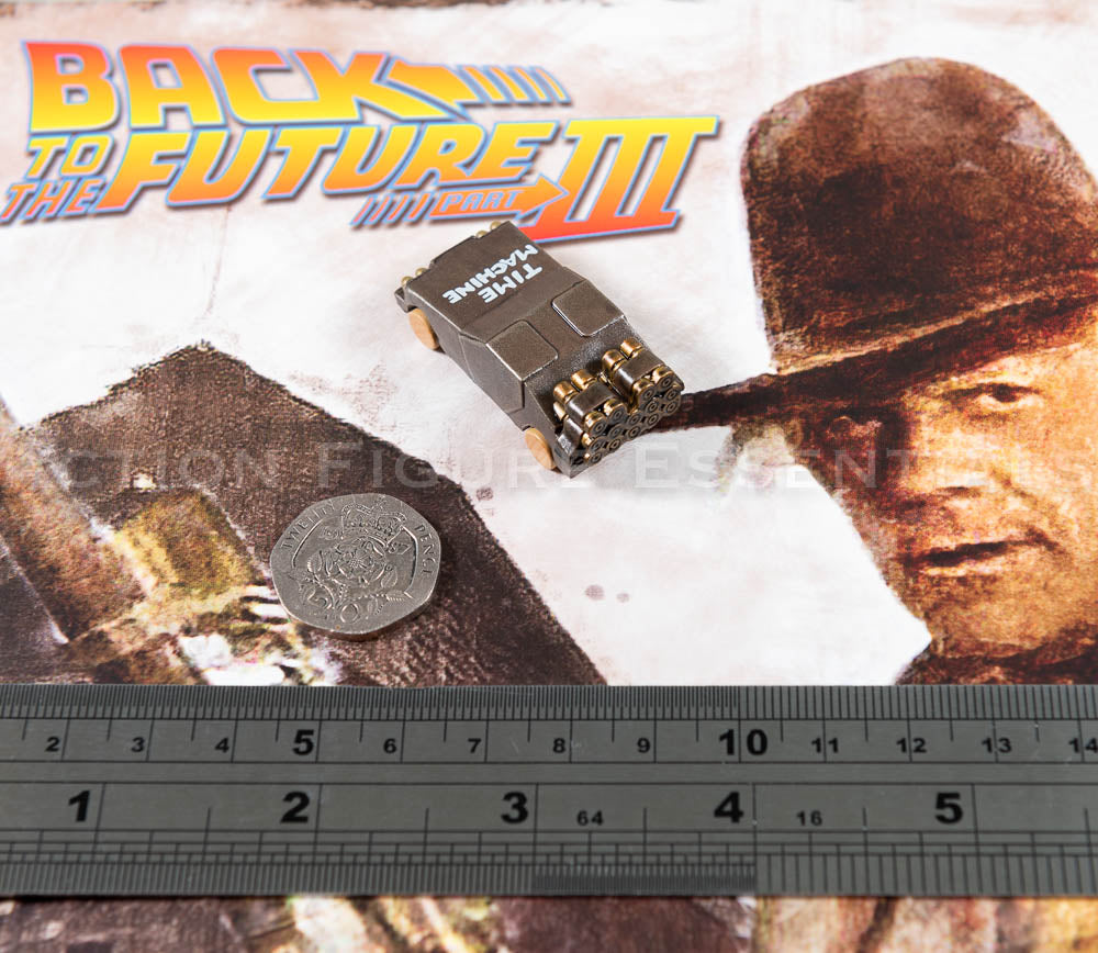 Hot Toys Doc Brown Time Machine Delorean BTTF3 MMS617 1/6 Scale