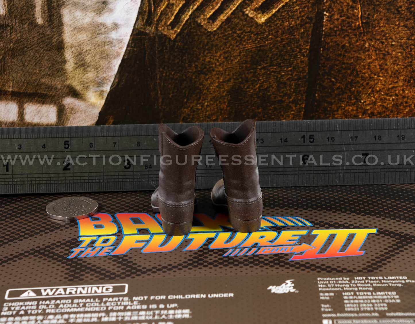 Hot Toys Marty McFly Cowboy Boots BTTF3 MMS616 1/6 Scale Western Cowboy Parts