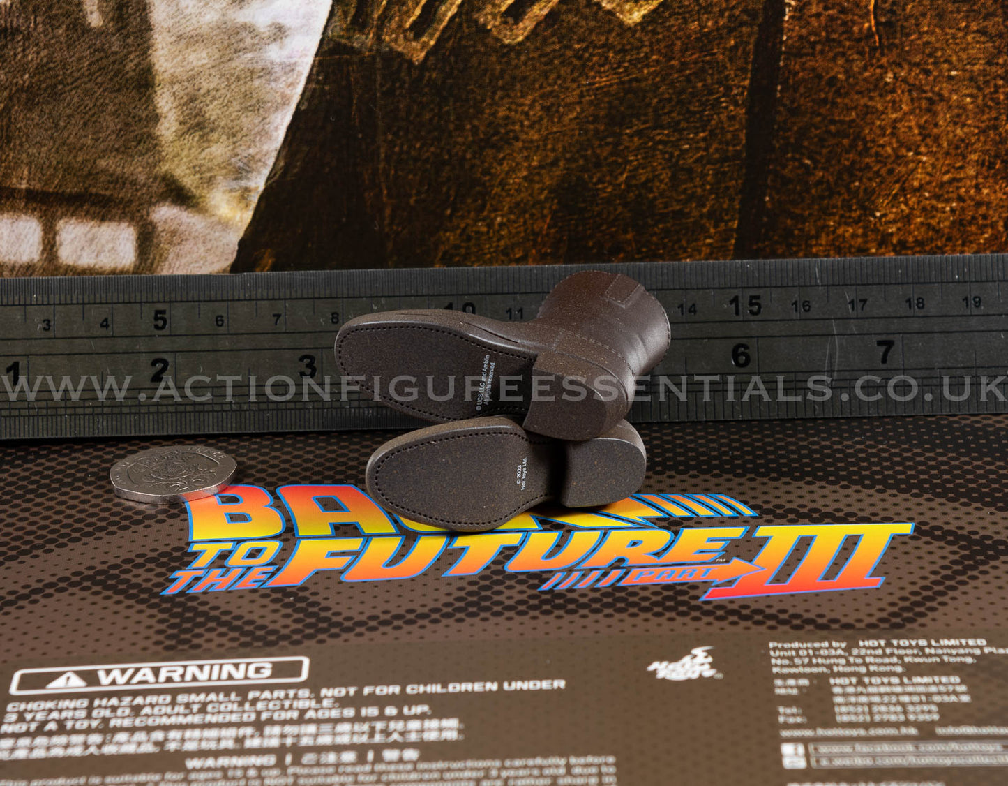 Hot Toys Marty McFly Cowboy Boots BTTF3 MMS616 1/6 Scale Western Cowboy Parts