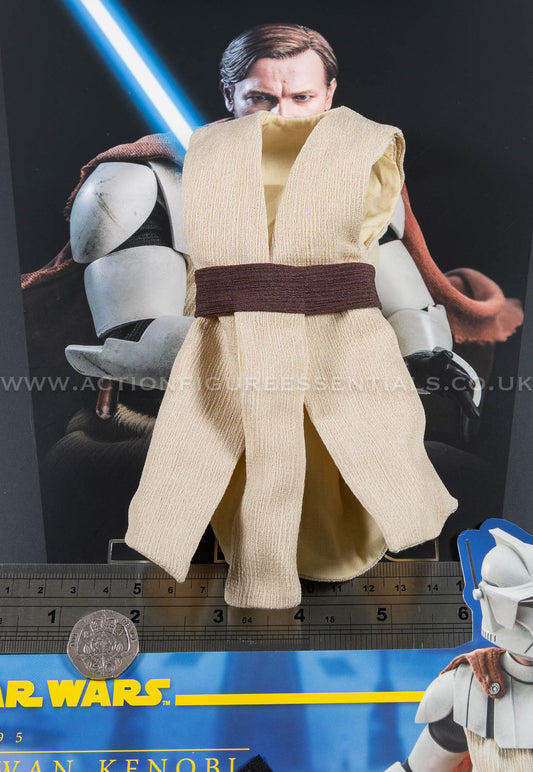 Star Wars Hot Toys Obi Wan Kenobi Tunic Sash Clone Wars TMS095 1/6 Part Clone Trooper