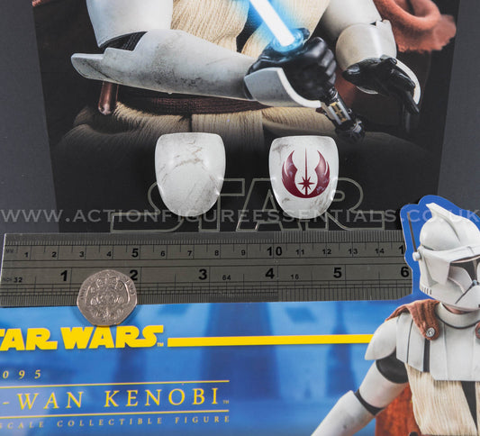 Star Wars Hot Toys Obi Wan Kenobi Shoulder Guards Clone Wars TMS095 1/6 Part Clone Trooper