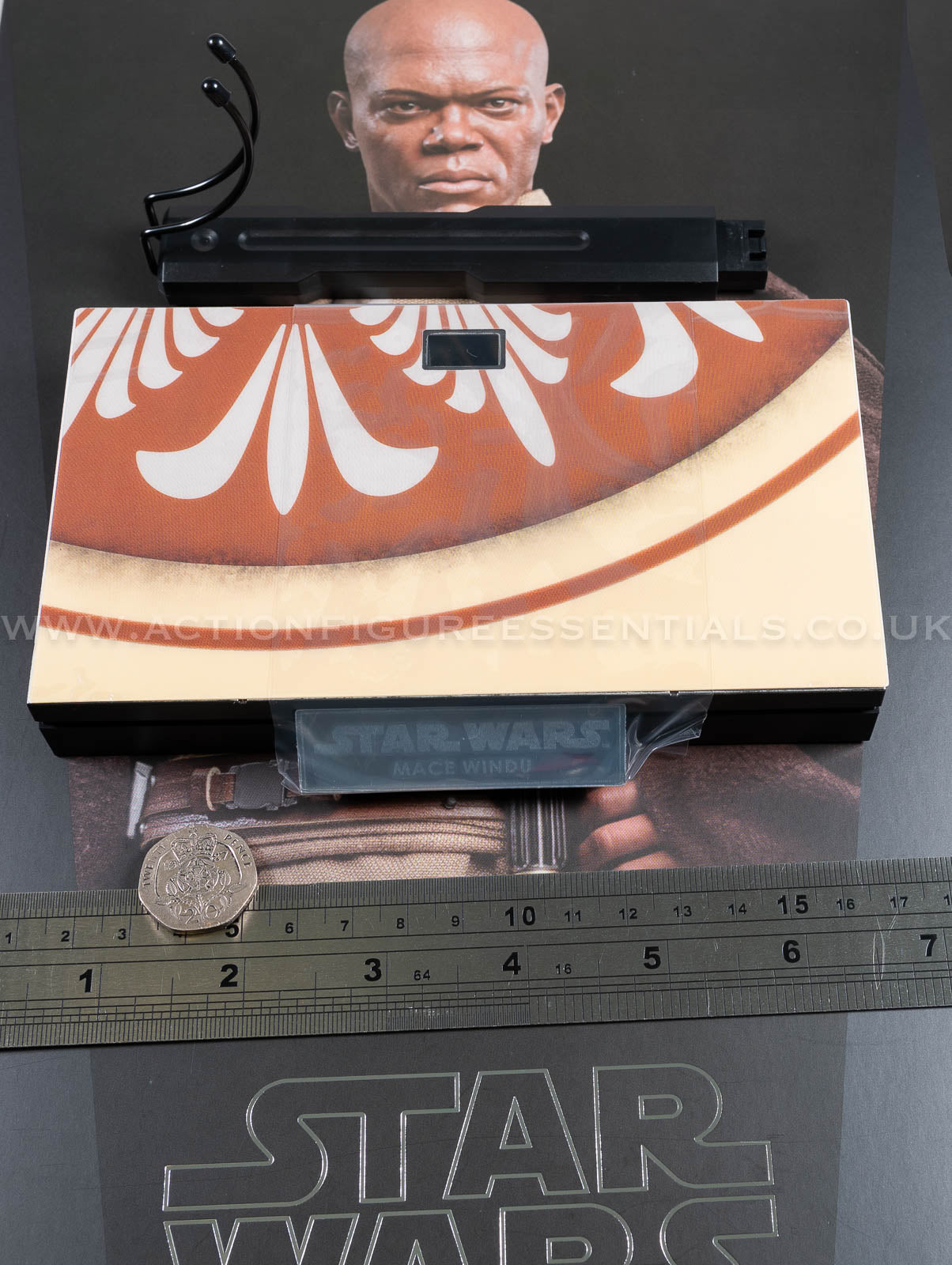 Hot Toys Mace Windu Display Stand Clone Wars Star Wars MMS681 1/6 Part Jedi