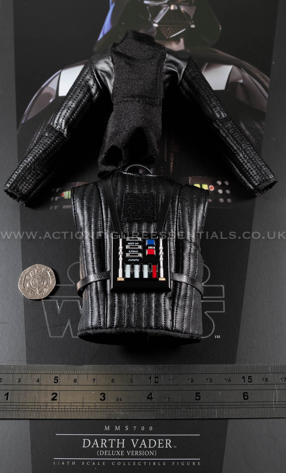 Hot Toys Star Wars Darth Vader Suit Top LED Control Chest Box 1/6 Scale Parts MMS700 Return of The Jedi