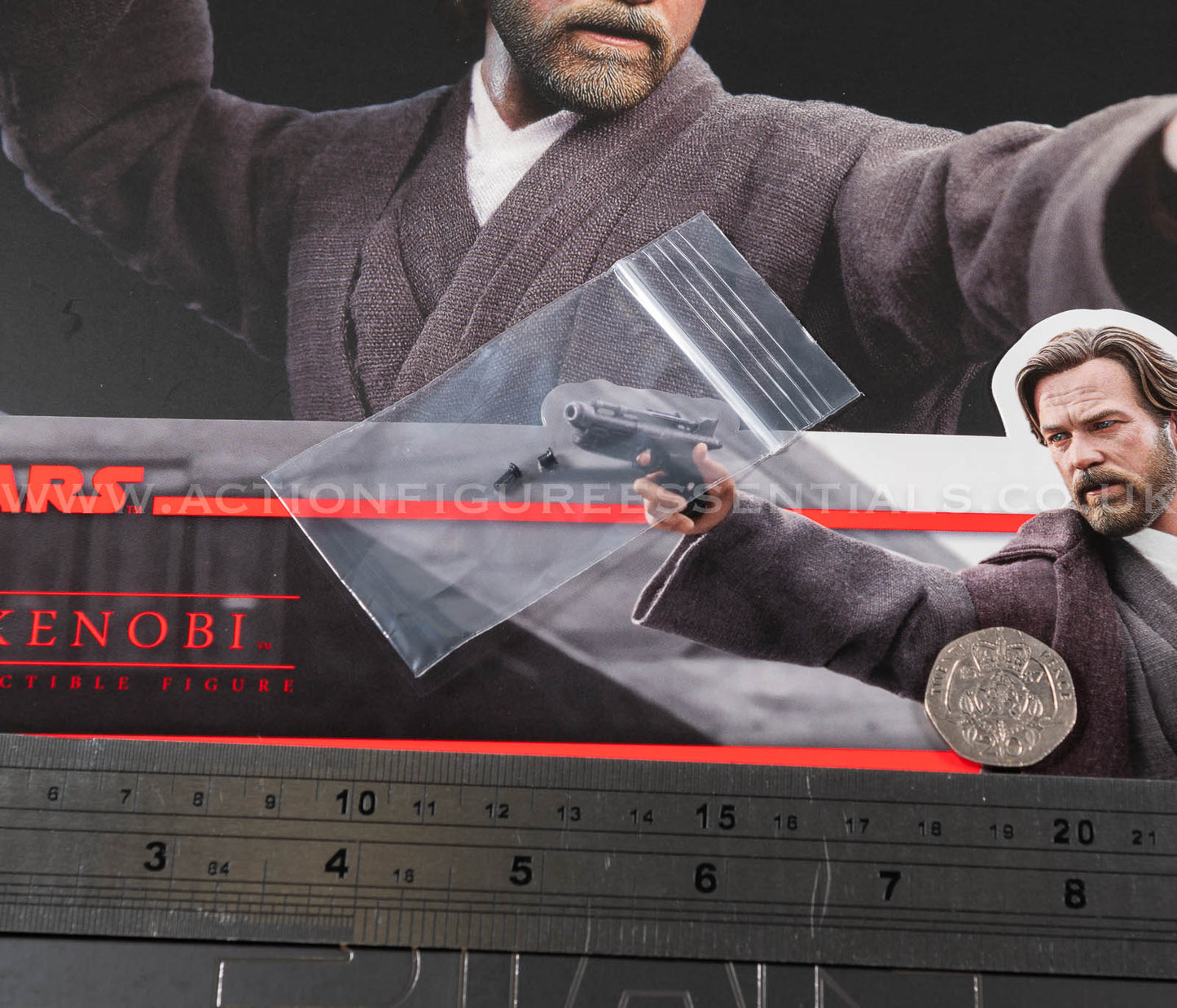 Hot Toys Star Wars Obi Wan Kenobi Lightsaber Belt Pin Set - 1/6 Scale Parts DX26