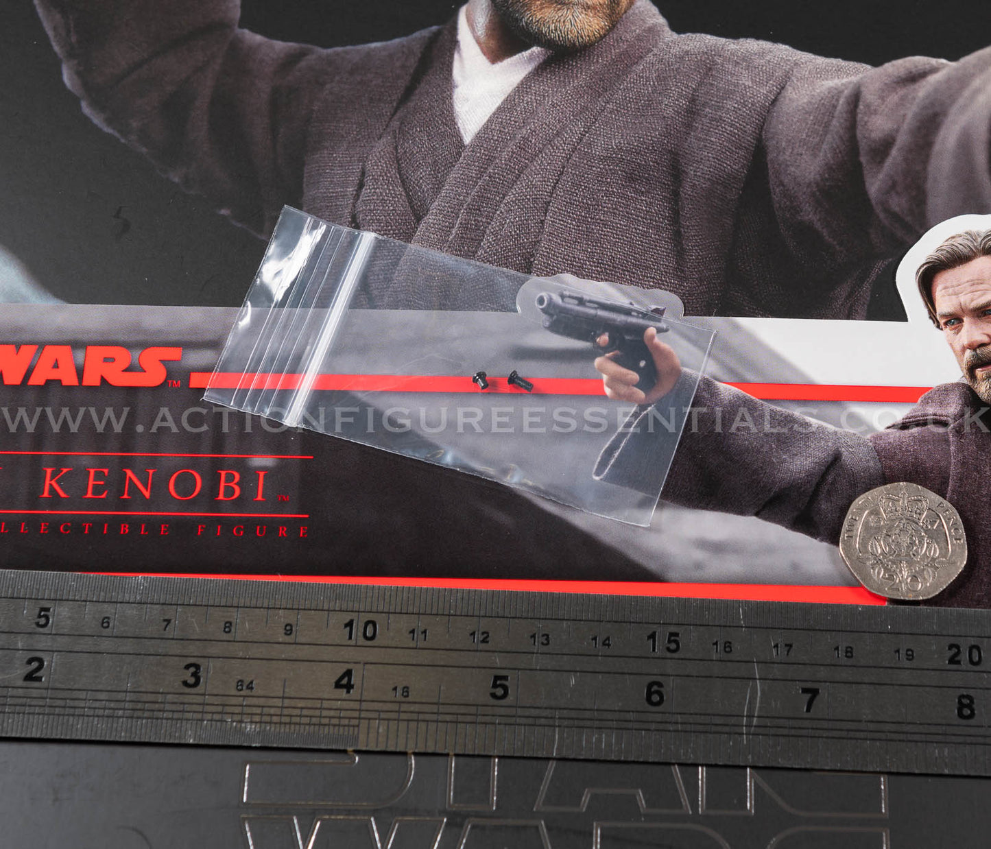 Hot Toys Star Wars Obi Wan Kenobi Lightsaber Belt Pin Set - 1/6 Scale Parts DX26