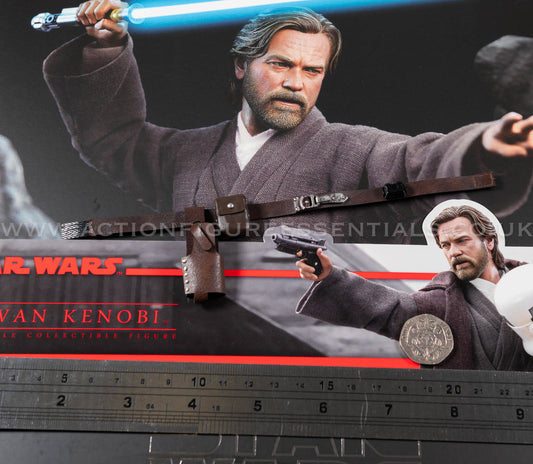 Hot Toys Star Wars Obi Wan Kenobi Brown Belt Pistol Holster Jedi - 1/6 Scale Parts DX26
