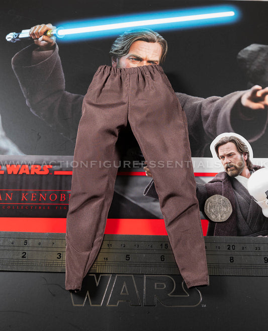 Hot Toys Star Wars Obi Wan Kenobi Brown Pants Trousers Jedi - 1/6 Scale Parts DX26