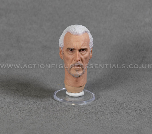 Count Dooku - Head Sculpt Custom (Christopher Lee) Star Wars 1/6 Hot Toys Scale