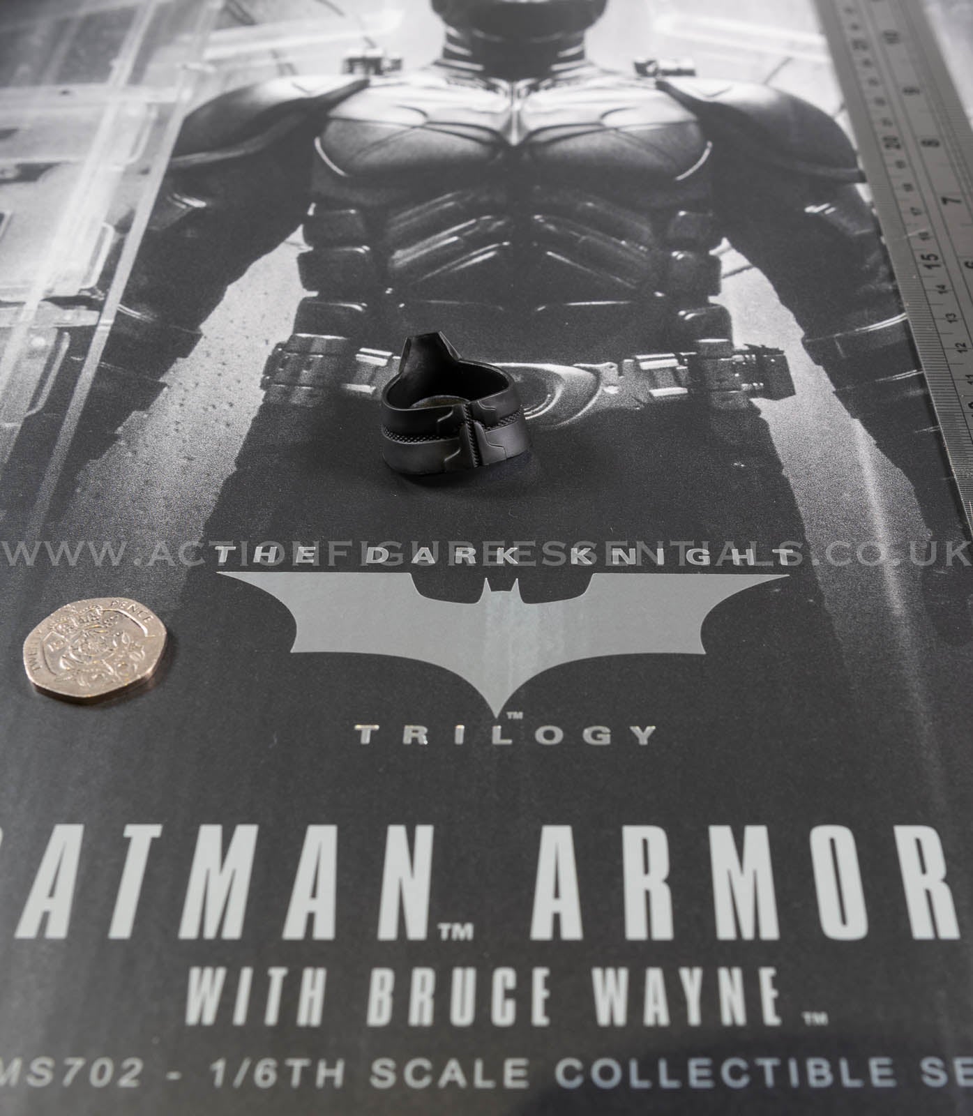 Hot Toys Batman Neck Collar Bruce Wayne - Armory MMS702 1/6 Scale Parts DC Comics