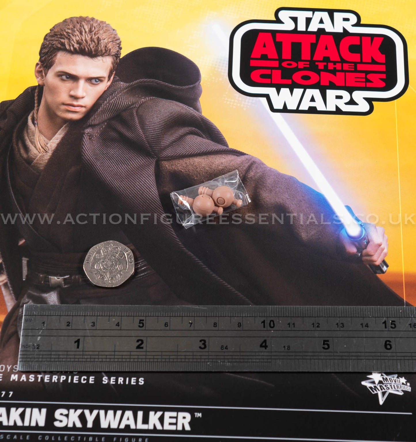 Anakin Skywalker Mechno Arm Cyborg Robotic Hot Toys MMS677 Star Wars AOTC 1/6 Part