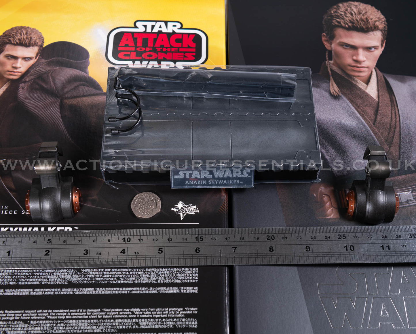 Anakin Skywalker Display Stand Diorama Hot Toys MMS677 Star Wars AOTC 1/6 Part