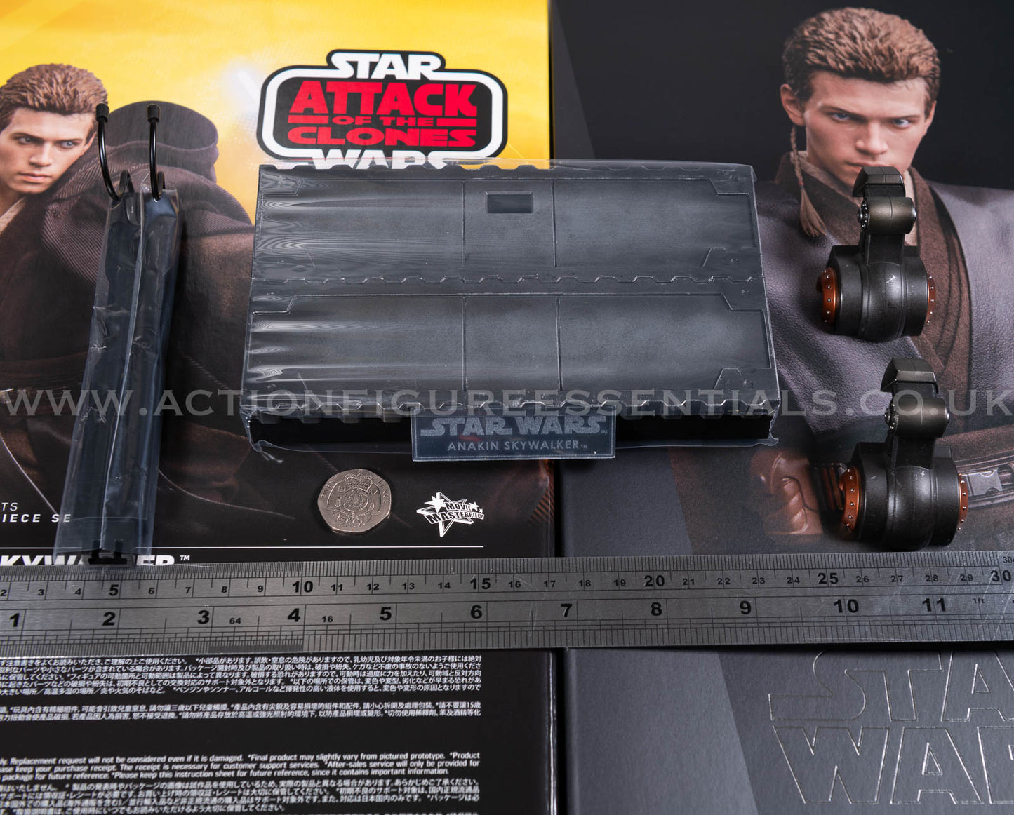 Anakin Skywalker Display Stand Diorama Hot Toys MMS677 Star Wars AOTC 1/6 Part