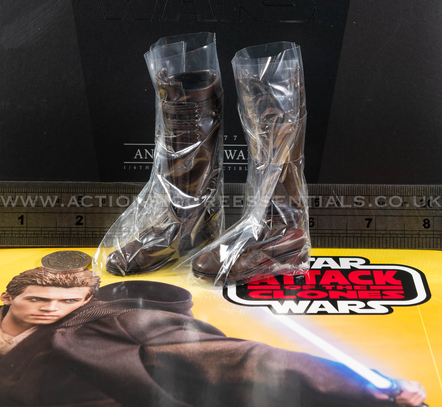 Anakin Skywalker Tall Boots Hot Toys MMS677 Star Wars AOTC 1/6 Part