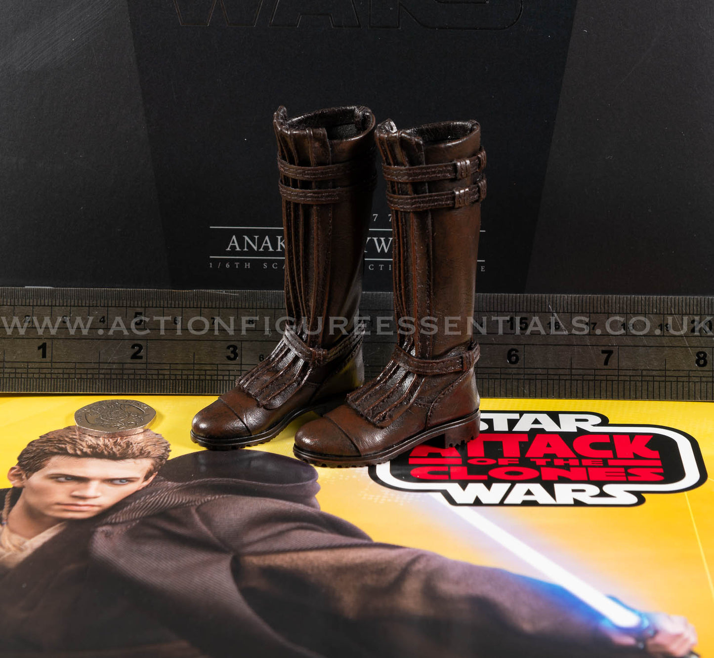 Anakin Skywalker Tall Boots Hot Toys MMS677 Star Wars AOTC 1/6 Part