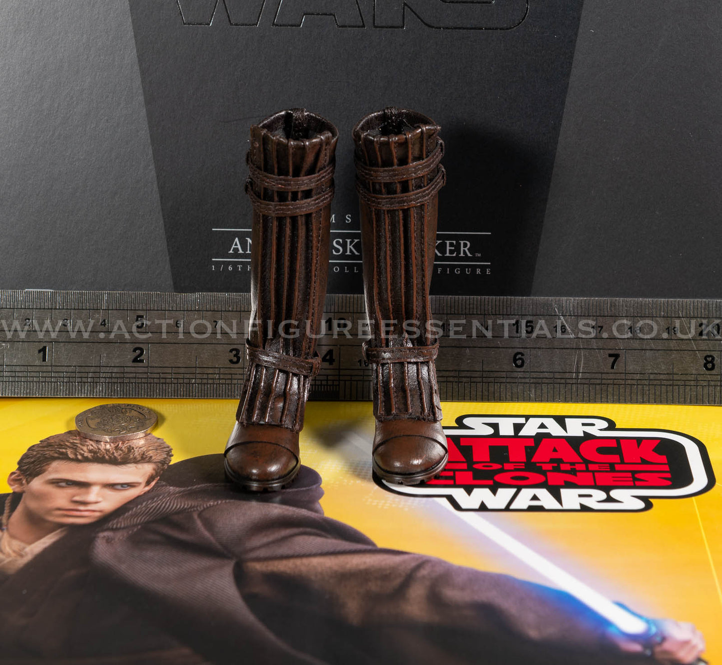 Anakin Skywalker Tall Boots Hot Toys MMS677 Star Wars AOTC 1/6 Part
