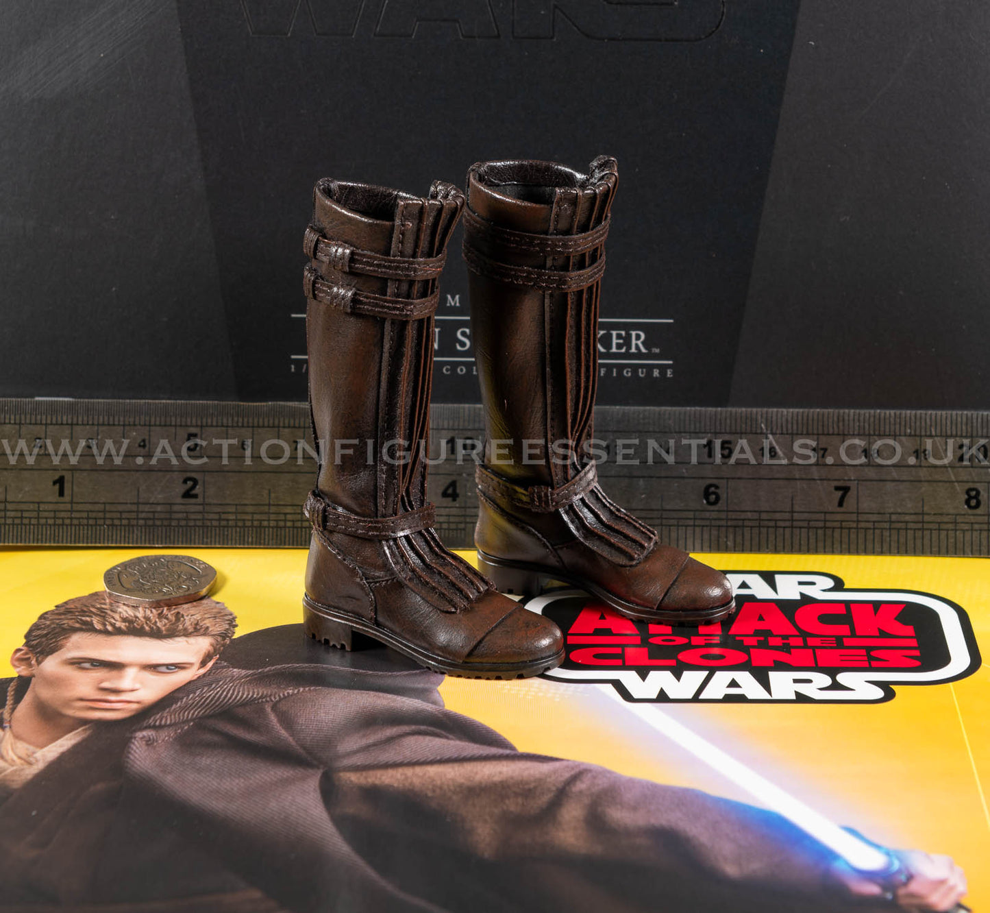 Anakin Skywalker Tall Boots Hot Toys MMS677 Star Wars AOTC 1/6 Part