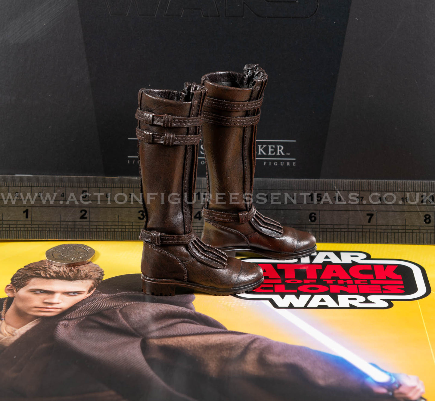 Anakin Skywalker Tall Boots Hot Toys MMS677 Star Wars AOTC 1/6 Part