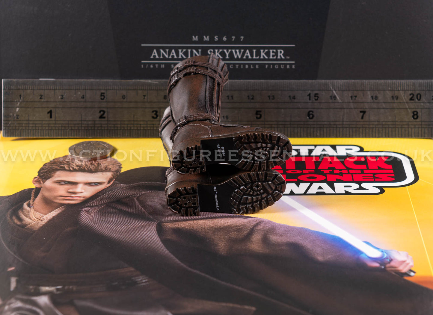 Anakin Skywalker Tall Boots Hot Toys MMS677 Star Wars AOTC 1/6 Part