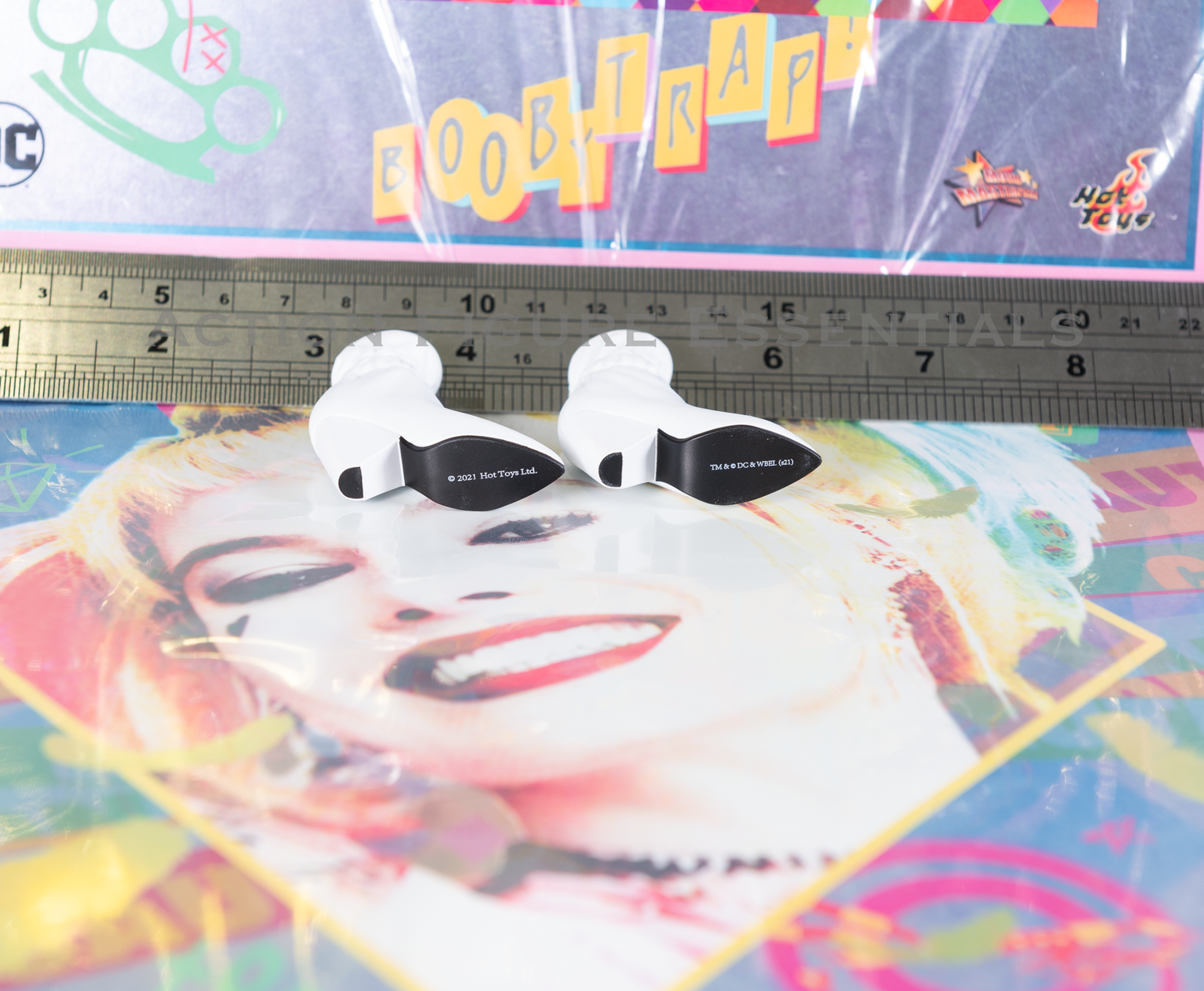 Hot Toys Birds Of Prey Harley Quinn 1/6 White Heeled Boots DC MMS566