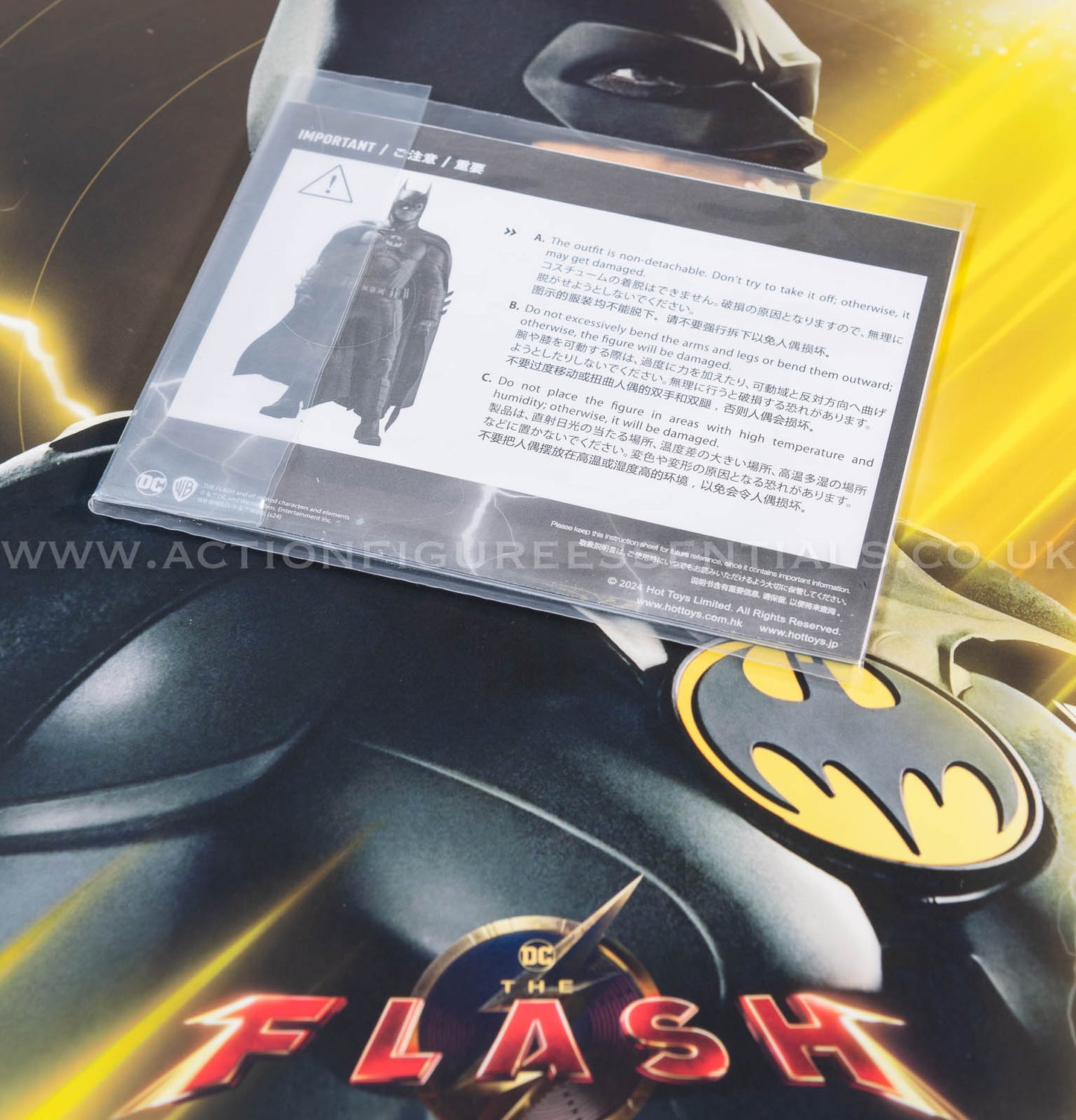 Hot Toys - Batman - Michael Keaton - Modern Suit - Instructions Set - MMS712 - 1:6 Loose Parts
