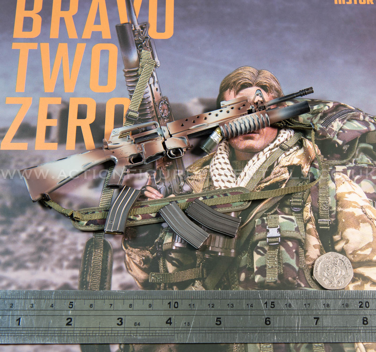Bravo Two Zero SAS - C7 Assault Rifle w M203 Grenade Launcher - 1/6 - Sean Bean British Army Special Air Service Gulf War 1991 - DAMTOYS - DAM 78098 - Loose Parts